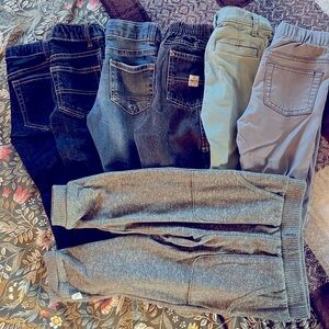 Lot of 2T boy toddler jeans and pants in great condition